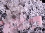 6.3cms RHODOCHROSITE ROSETTE PERU PINK CRYSTALS HUANZALA MINE MINERAL RB547