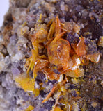 10cms GEM WULFENITE FLUORITE MIMETITE CRYSTALS ALAMO ARIZONA USA MINERAL YB39