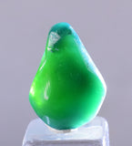 5.5carats GEM SILICA CHRYSOCOLLA CHALCEDONY LILY MINE PERU TUMBLED QUARTZ BB42