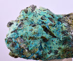 7.5cms EPIDOTE CHRYSOCOLLA CRYSTALS PERU COLLECTOR GREEN COLOR MINERAL CB185