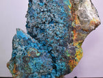 20cms QUARTZ CHRYSOCOLLA BOTRYOIDAL TENTADORA MINE PERU MINERAL SPECIMEN CB160