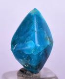 4cts GEM SILICA CHRYSOCOLLA CHALCEDONY POLISHED PERU NEW FIND BB340