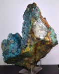 20cms QUARTZ CHRYSOCOLLA BOTRYOIDAL TENTADORA MINE PERU MINERAL SPECIMEN CB160