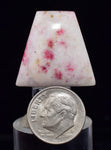 25carats GEM RED THULITE SCAPOLITE MARIALITE CLINOZOISITE PERU CABOCHON BB215