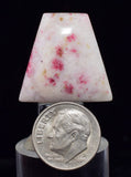25carats GEM RED THULITE SCAPOLITE MARIALITE CLINOZOISITE PERU CABOCHON BB215