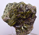 5.2cms PREMIUM EPIDOTE AXINITE QUARTZ CRYSTALS PERU AESTHETIC COLLECTOR CBZ161
