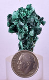 3.6cms MALACHITE MINI CRYSTALS CONGO MINDINGI MINE SHINY MINERAL SPECIMEN UB229