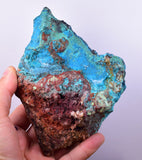 880Grams CHRYSOCOLLA MALACHITE HEMATITE PERU MINERAL SPECIMEN CB183