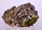 9.7cms AXINITE EPIDOTE QUARTZ GARNET CRYSTALS PERU AESTHETIC COLLECTOR AB244