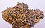9.7cms LIMONITE MARCASITE QUARTZ HEMATOID CRYSTALS PERU MINERAL SPECIMEN QB107