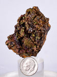 4.9cms GOETHITE BOTRYOIDAL IRIDESCENT CRYSTALS PERU IRON NEW FIND MINERAL ZB02