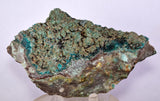 12.5cms DIOPTASE CRYSTALS PERU QUARTZ CHRYSOCOLLA MINERAL SPECIMEN KB40