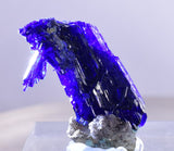 2.3cm GEM AZURITE CRYSTALS TSUMEB NAMIBIA ON MATRIX ROYAL BLUE SHARP SHINY UB239