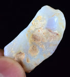 21cts FIRE OPAL AUSTRALIA PRECIOUS BLUE FIRE OPAL COBBER JEWELRY OB104