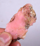 7.9 grams GEM PINK OPAL PERU ROUGH CORAL COLOR TRANSLUCENT MINERAL PB17