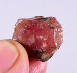 6.3grams GEM RED RHODOCHROSITE ROUGH ORTIZ  PERU GEMSTONE MINERAL SPECIMEN RB188