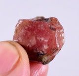 6.3grams GEM RED RHODOCHROSITE ROUGH ORTIZ  PERU GEMSTONE MINERAL SPECIMEN RB188