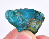 16.5cts GEM SILICA CHRYSOCOLLA CHALCEDONY LILY MINE PERU ROUGH SB175