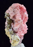 3.3cms RHODOCHROSITE FLUORITE PYRITE CRYSTAL RHOMBOHEDRAL SUPER MINIATURE RB295