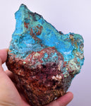 880Grams CHRYSOCOLLA MALACHITE HEMATITE PERU MINERAL SPECIMEN CB183