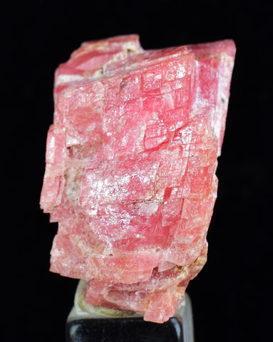 2.7cms RHODOCHROSITE CUBIC CRYSTAL PERU PINK MINERAL SPECIMEN RB586