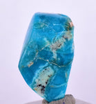 7cts GEM SILICA CHRYSOCOLLA CHALCEDONY POLISHED PERU NEW FIND BB335