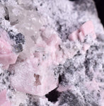 6.3cms RHODOCHROSITE ROSETTE PERU PINK CRYSTALS HUANZALA MINE MINERAL RB547
