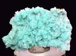 3.4cm SHATTUCKITE ON SELENITE PICKERINGITE CRYSTALS COLOR PERU CHRYSOCOLLA TB70