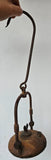 42cms LENTICULAR MINERS LAMP TUNNEL RARE LANTERN IRON CAST NB08