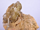 9cms GEMMY BARITE CRYSTALS PERU SHINY TRANSLUCENT MINERAL SPCIMEN EB72