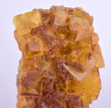 5.7cms YELLOW FLUORITE SHINY CRYSTAL AHOULI MOROCCO MINERAL SPECIMEN KB42