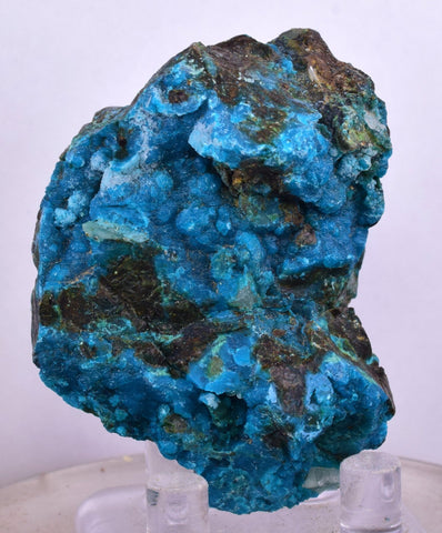 5.2cms QUARTZ CHRYSOCOLLA BOTRYOIDAL TENTADORA MINE PERU MINERAL SPECIMEN CB117