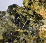 19cms EPIDOTE CRYSTALS PERU MINERAL SPECIMEN COLLECTOR  CB173