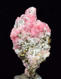 3ms RHODOCHROSITE FLUORITE PYRITE CHINA CRYSTAL RHOMBOHEDRAL MINIATURE RB407
