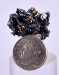 2.4cms GOLDEN RUTILE HEMATITE SPRAY NEEDLES CRYSTALS TITANIUM BAHIA BRAZIL  XB07