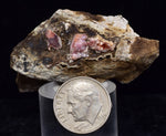 4.8cm RHODOCHROSITE CRYSTALS PERU OLD STOCK UCHUCCHACUA MINERAL SPECIMEN RB605