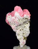 2.9ms RHODOCHROSITE FLUORITE PYRITE CHINA CRYSTAL RHOMBOHEDRAL MINIATURE RB406