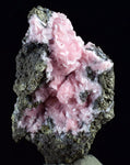 4.5cms RHODOCHROSITE ROSETTE PYRITE CRYSTALS PERU MINERAL SPECIMEN RB529