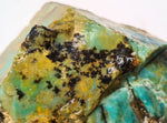 1.4kg GEM BLUE OPAL PERU ROUGH SCENIC SEASCAPE MINERAL SPECIMEN OB53