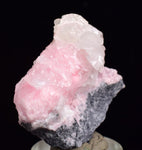3.4cms RHODOCHROSITE PAGODA CALCITE CRYSTALS JORDANITE (?) GALENA PERU RB509