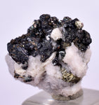1.6cms NATIVE SILVER WIRE PERU ACANTHITE UCHUCCHACUA MINE MINERAL SPECIMEN HB196