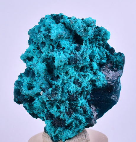 3cm GEM BLUE MALACHITE CHRYSOCOLLA PERU ROSETTE BOTRYOIDAL CRYSTAL GRAPE  UB123