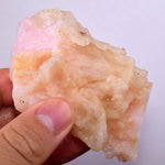97 grams GEM PINK OPAL PERU ROUGH ANGEL SKIN TRANSLUCENT CORAL COLOR PB66