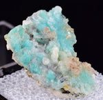 3cm AURICHALCITE CALCITE CRYSTALS DURANGO MEXICO MINERAL SPECIMEN WB31