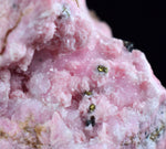 4.3cms RHODOCHROSITE ROSETTE PYRITE QUARTZ PERU PINK CRYSTALS RB342