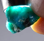 31carats GEM SILICA CHRYSOCOLLA CHALCEDONY PERU HIGH YIELD NEW FIND ROUGH SB85
