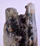 8.8cms GEM QUARTZ TWIN NATURAL CHLORITE INCLUDED PHANTOM CRYSTAL PERU  QB29