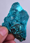 6.4cm GEM BLUE MALACHITE PERU TRANSLUCENT CHRYSOCOLLA BOTRYOIDAL CRYSTAL UB173