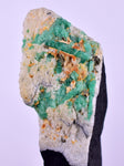 5.9cm EMERALD CRYSTAL PYRITE SLATE CALCITE QUARTZ COLOMBIA MINERAL SPECIMEN EB83