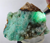 15cms MOUNTAIN OF GEM SILICA DRUZY CHRYSOCOLLA BOTRYOIDAL LILY MINE PERU DB94